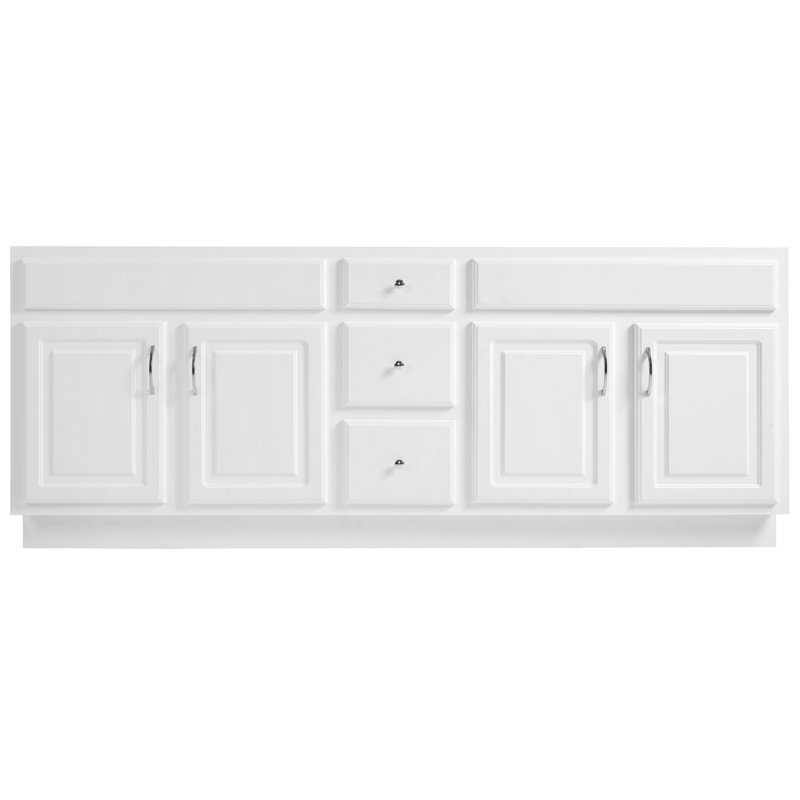 Winston Porter Searle 72" 4Door Double Bathroom Vanity Base Only in